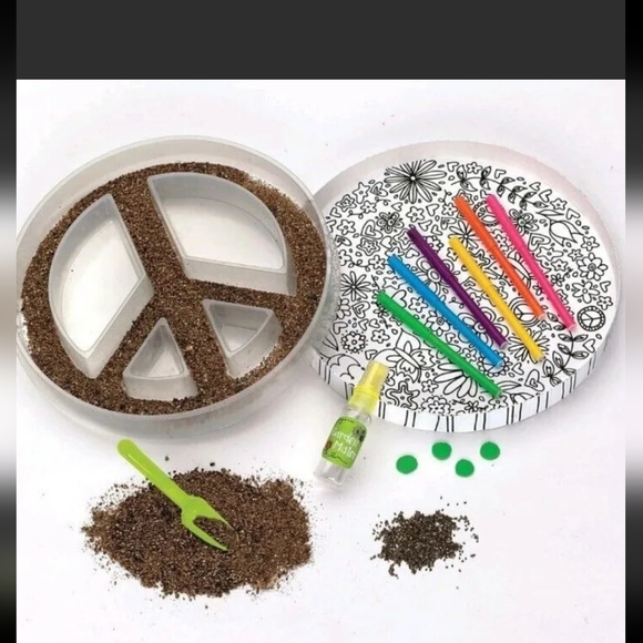 Creativity for Kids Plant A Peace Garden Kit Peace Garden Craft Kit for Kids NIB - Picture 4 of 6